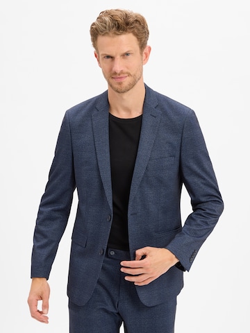 Finshley & Harding Regular Fit Sakkos in Blau: Vorderseite