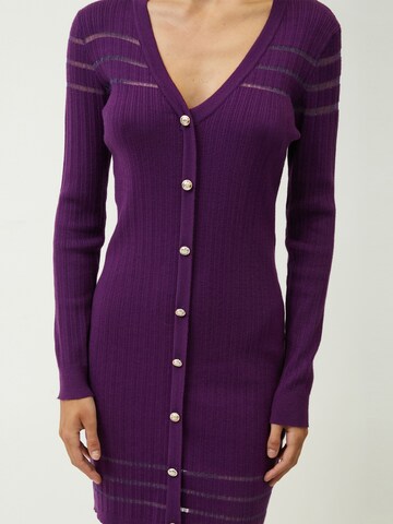 Robes en maille 'Faka' Influencer en violet