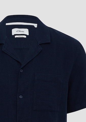Fit confort Chemise s.Oliver en bleu
