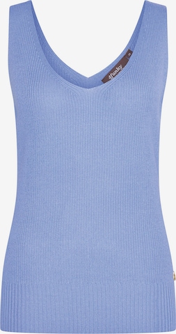 Top in maglia di 4funkyflavours in blu: frontale