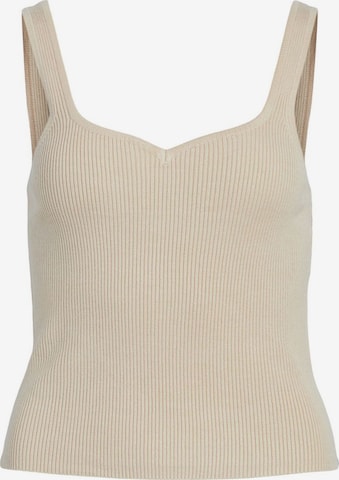 OBJECT Gebreide top 'Bray' in Beige: voorkant