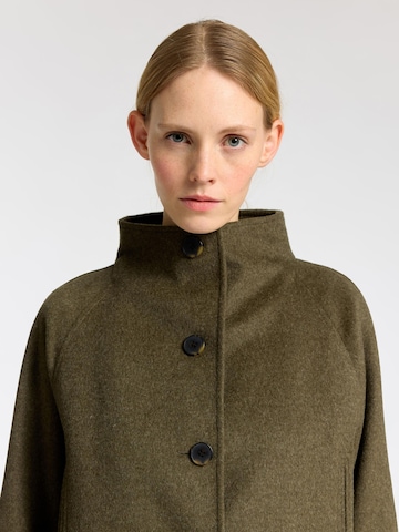 SELECTED Tussenmantel in Bruin