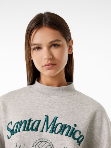 Bershka Sweatshirt in Grau