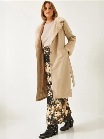 Manteau mi-saison Bianco Lucci en beige