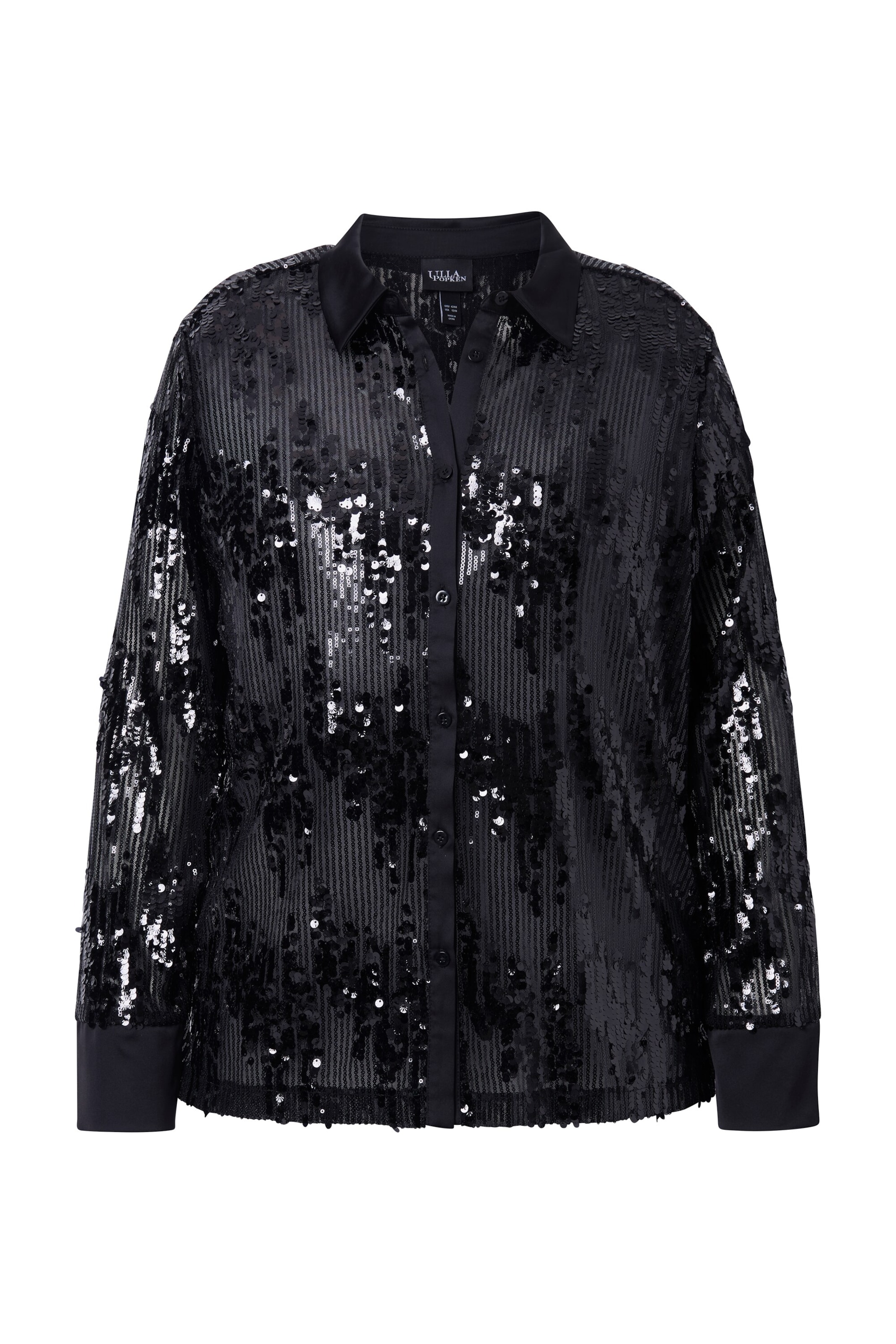 Ulla Popken Blouse in Black: front