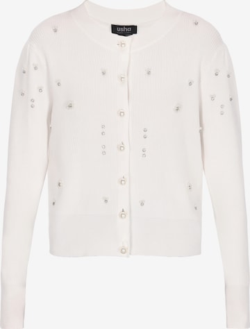 usha BLACK LABEL - Cárdigan en blanco: frente