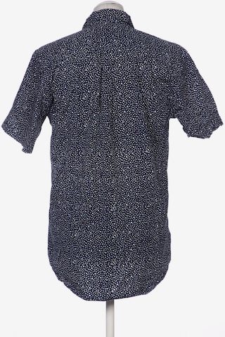 Obey Button Up Shirt in M in Blue