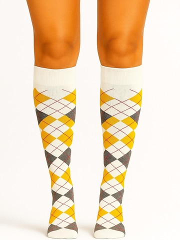 Lycille Kniestrümpfe in Beige: Vorderseite