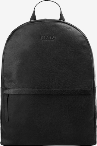 mano Rucksack 'DON PAOLO' in Schwarz: Vorderseite