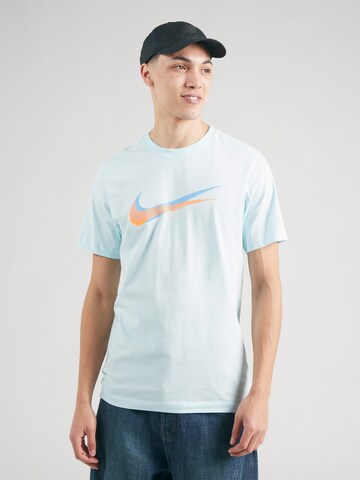 Nike Sportswear Tričko 'SWSH' – modrá: přední strana