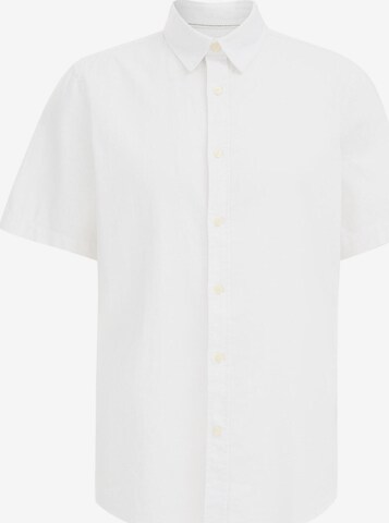 WE Fashion - Ajuste regular Camisa en blanco: frente