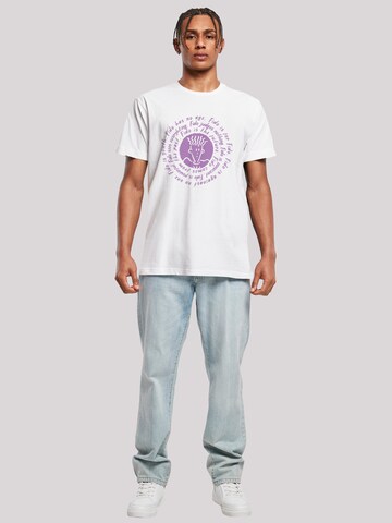 T-Shirt 'Fido Dido Is For Fido Spiral' F4NT4STIC en blanc