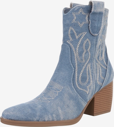 Ital-Design Cowboystiefel in hellblau, Produktansicht