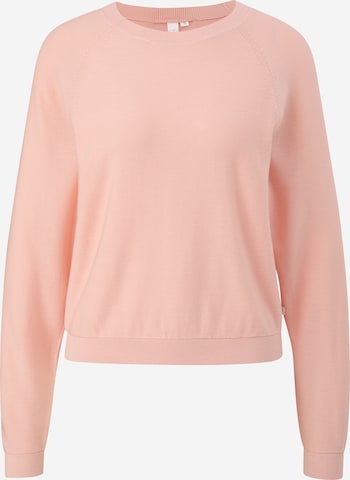 Pull-over QS en orange : devant