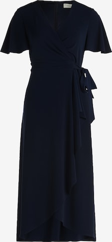 Vera Mont Jerseykleid kurzarm in Blau: Vorderseite
