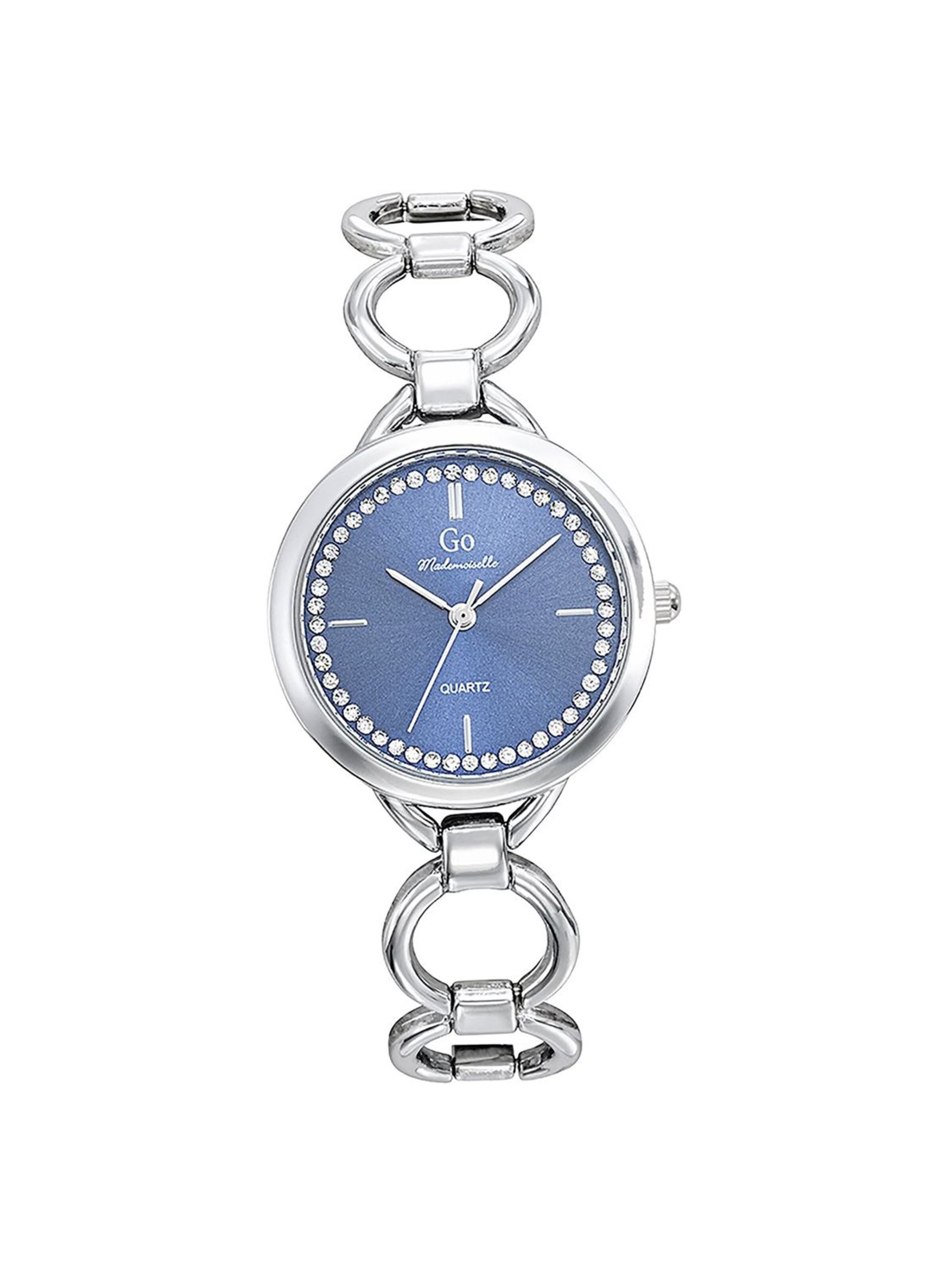 Montre à affichage analogique GO GirlOnly en argent : devant