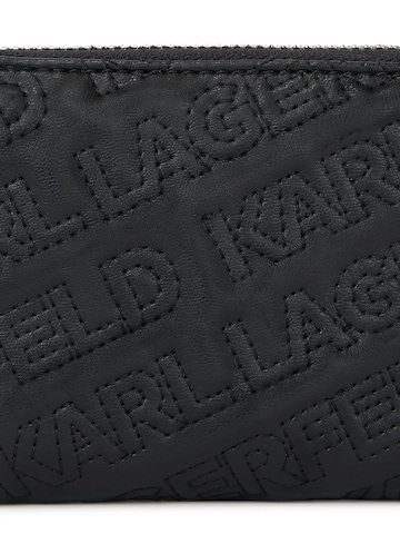 Portamonete di Karl Lagerfeld in nero