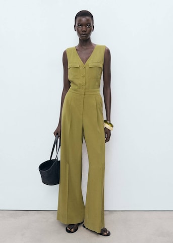 MANGO Jumpsuit 'Safari' in Green