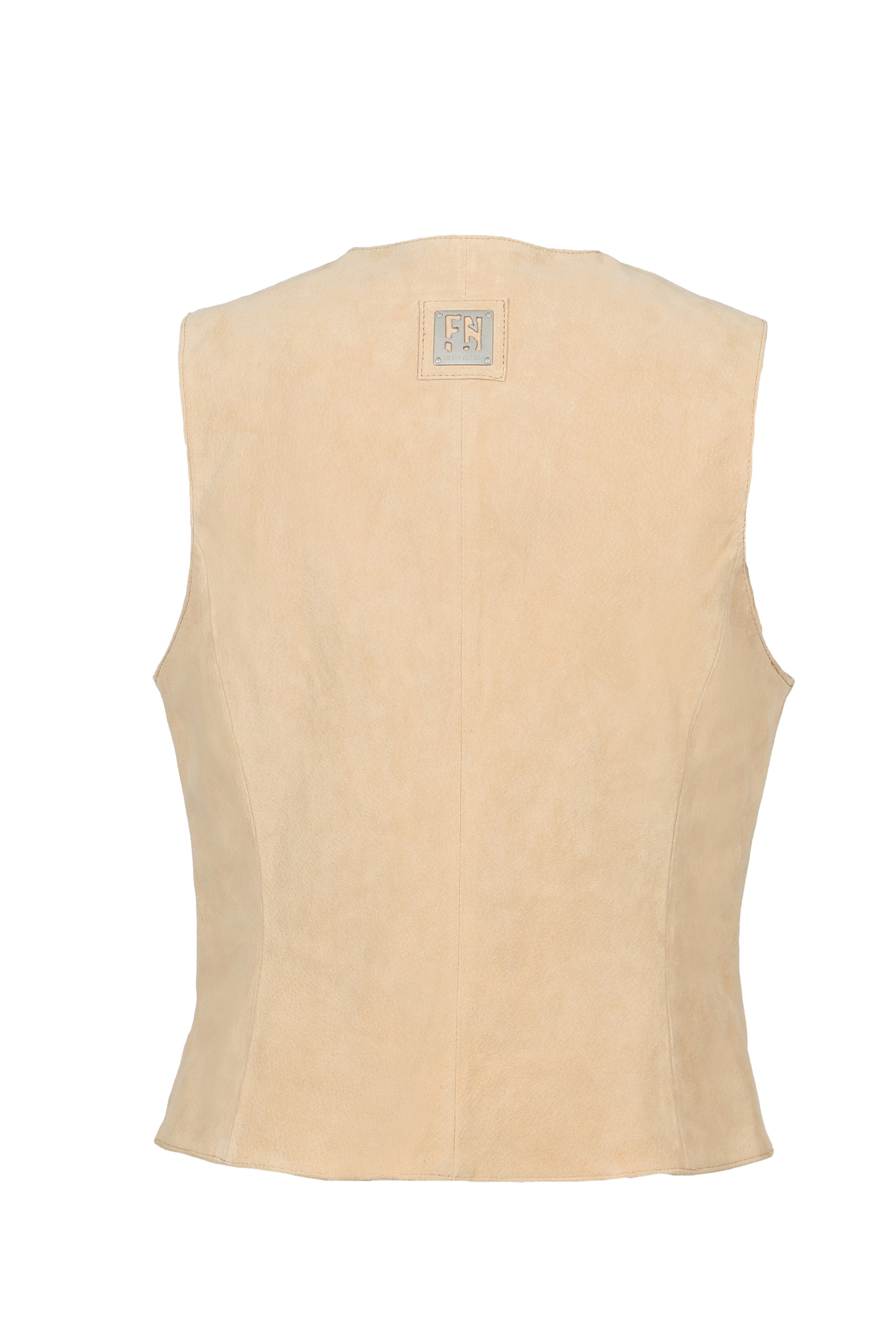 Gilet ' Lederweste ' di FREAKY NATION in bianco