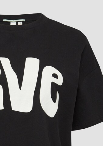 QS Shirt in Zwart