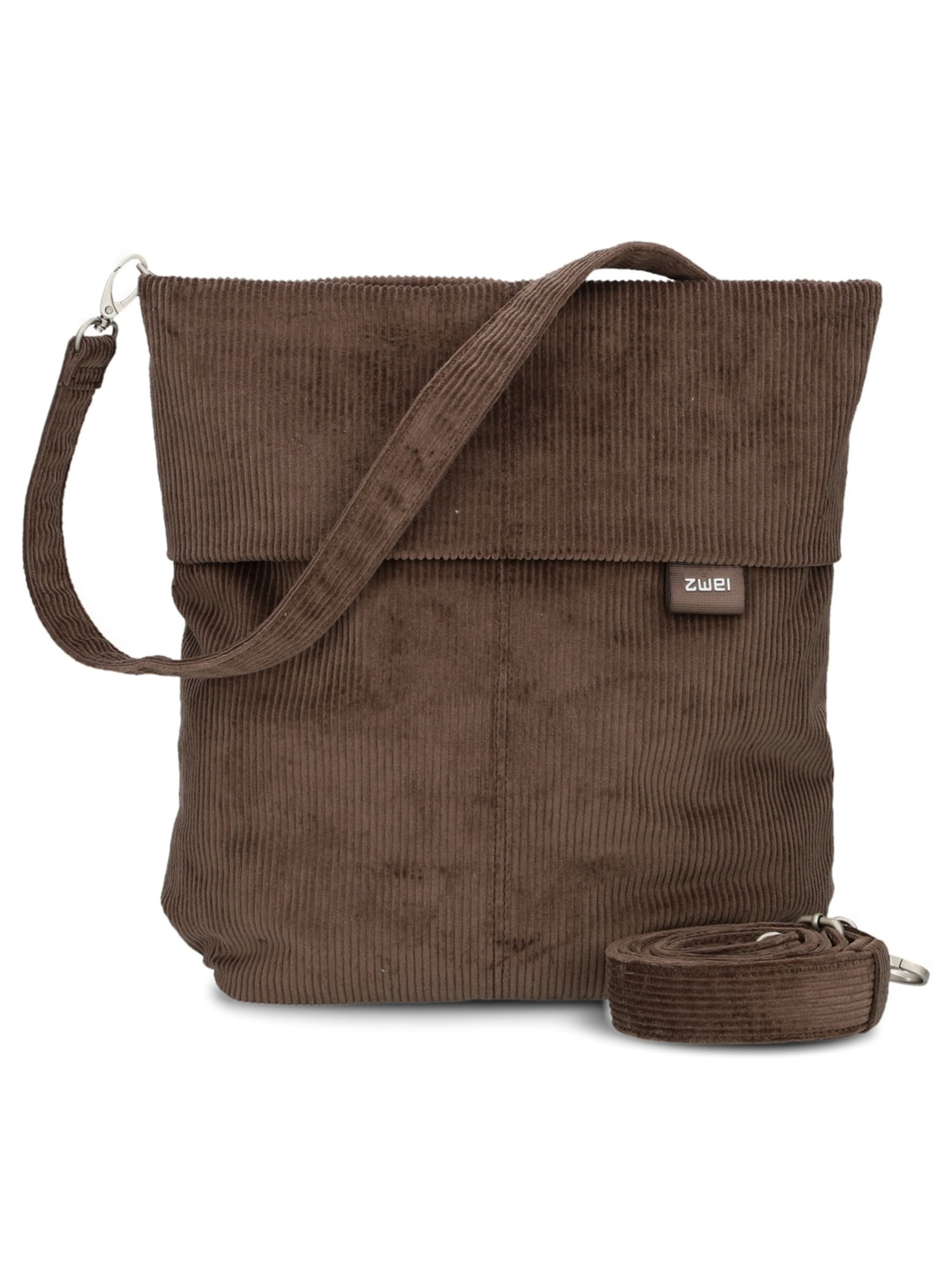 ZWEI - Bolso de hombro 'MADEMOISELLE.M M12' en marrón