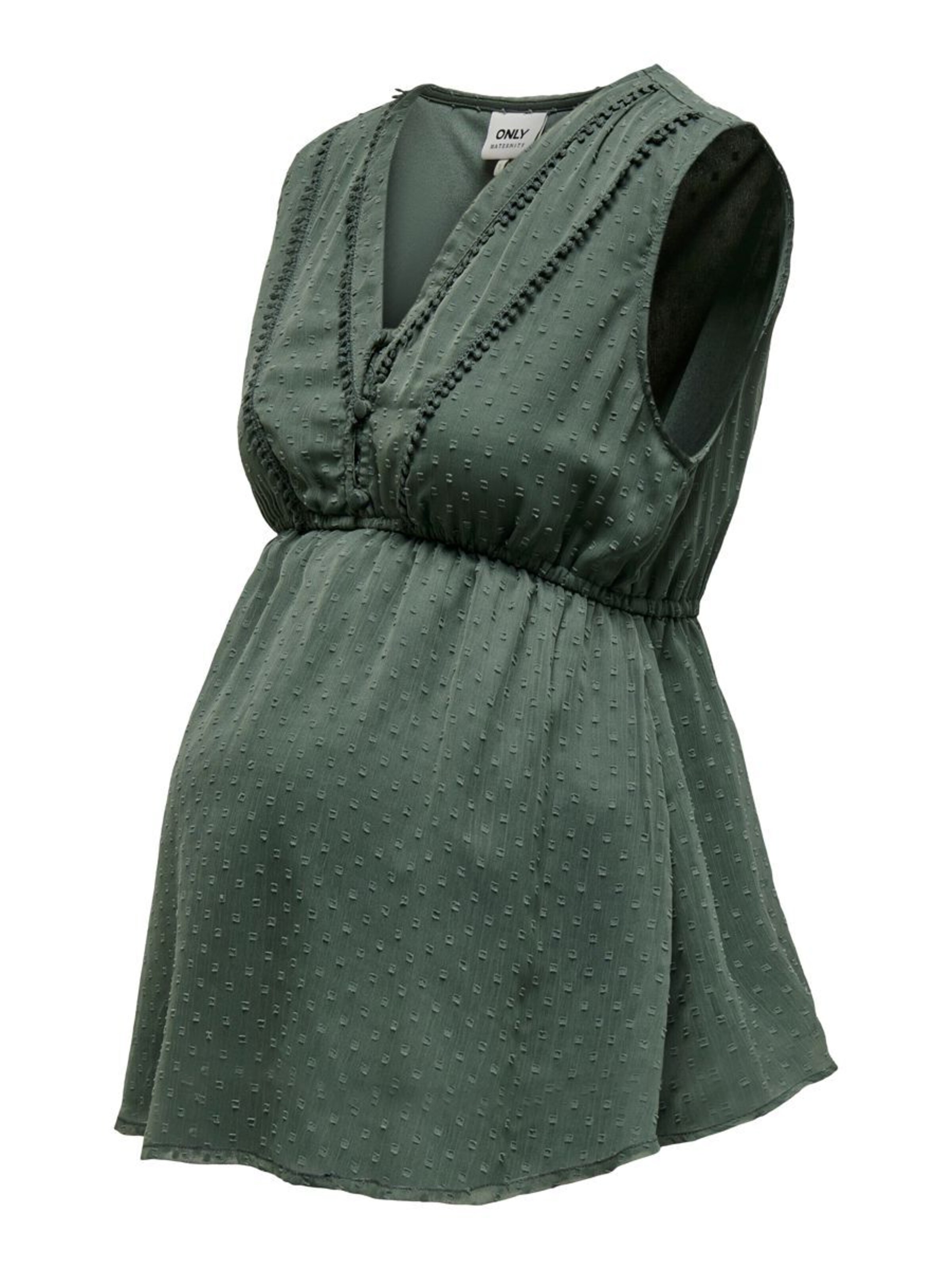 Only Maternity Blouse 'Mama' in Green