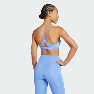 ADIDAS PERFORMANCE Bustier Sport-BH 'Aeroreact' in Blau