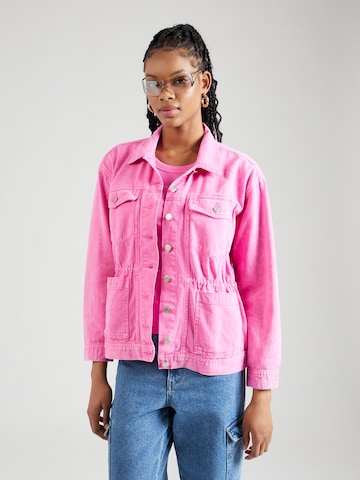 GAP Демисезонная куртка в Ярко-розовый: спереди