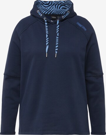 Ulla Popken Sweatshirt in Blue: front