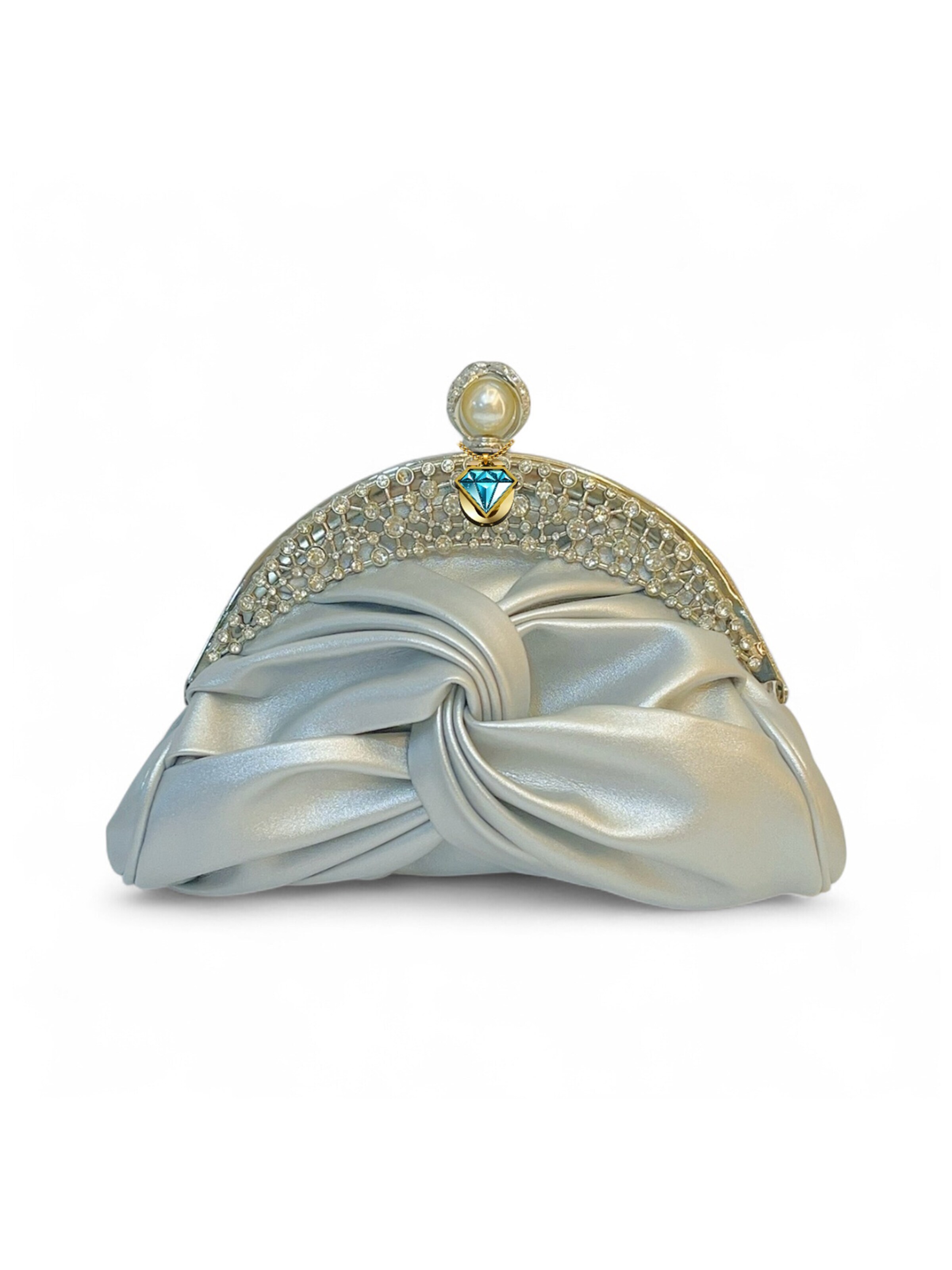Elegon Handbag 'Model Slovakia Gold' in Silver: front
