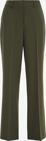 Wide leg Pantaloni con piega frontale di WE Fashion in verde: frontale