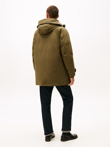 TOMMY HILFIGER Prechodná bunda 'ROCKIE' - Zelená: zadná strana