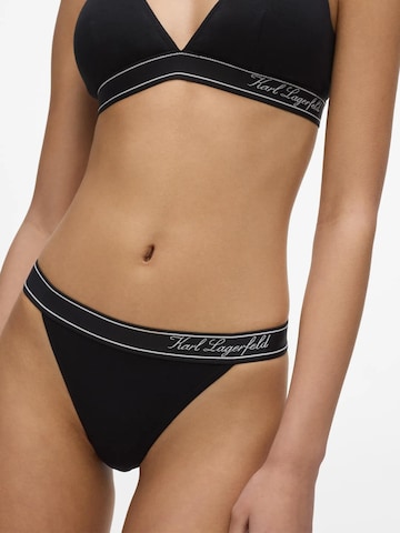 Karl Lagerfeld Stringid, värv must