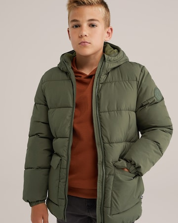 WE Fashion Демисезонная куртка в Зеленый