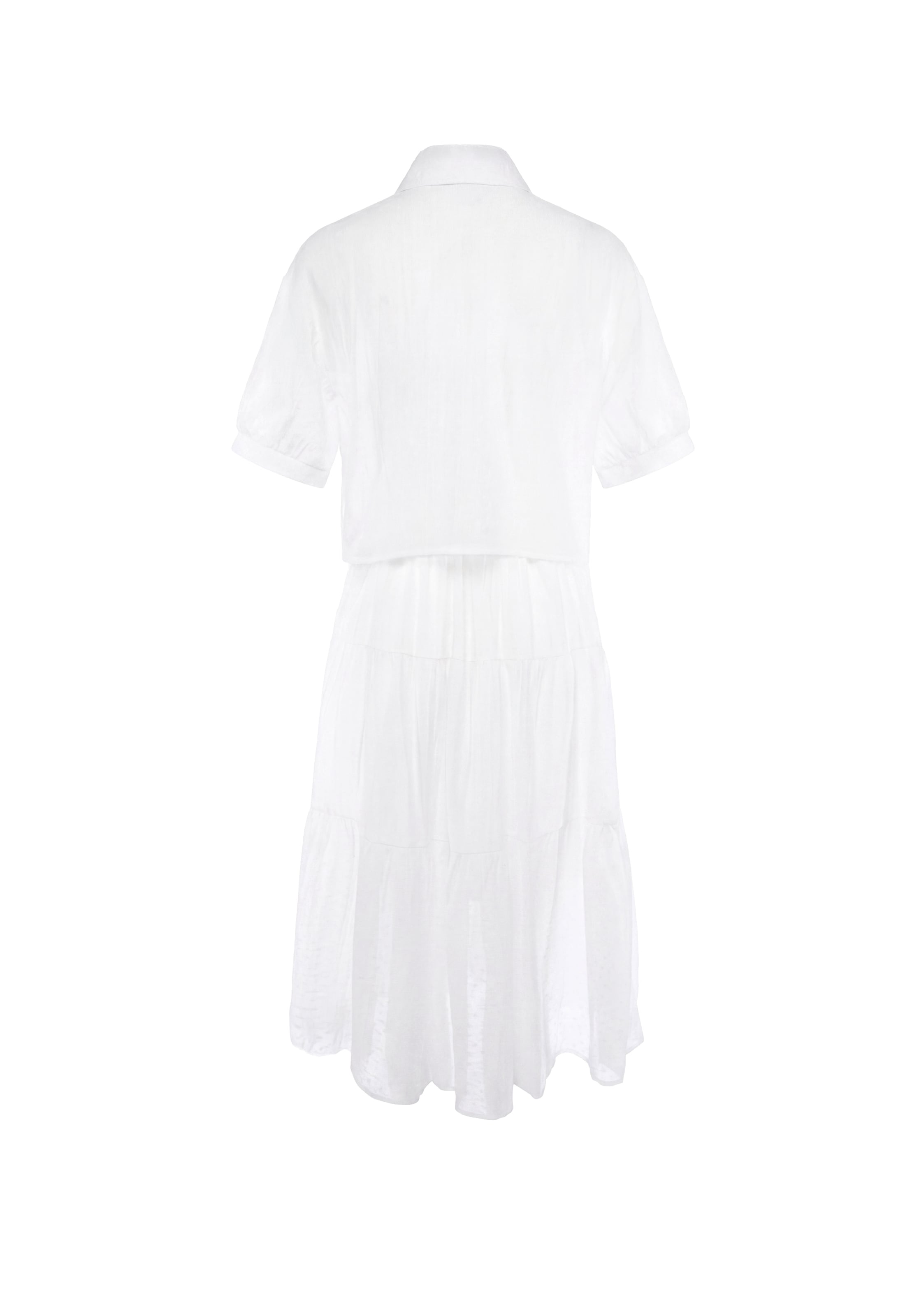 Usha - Vestido en blanco