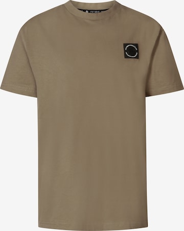 Petrol Industries Shirt 'Alexander' in Bruin: voorkant