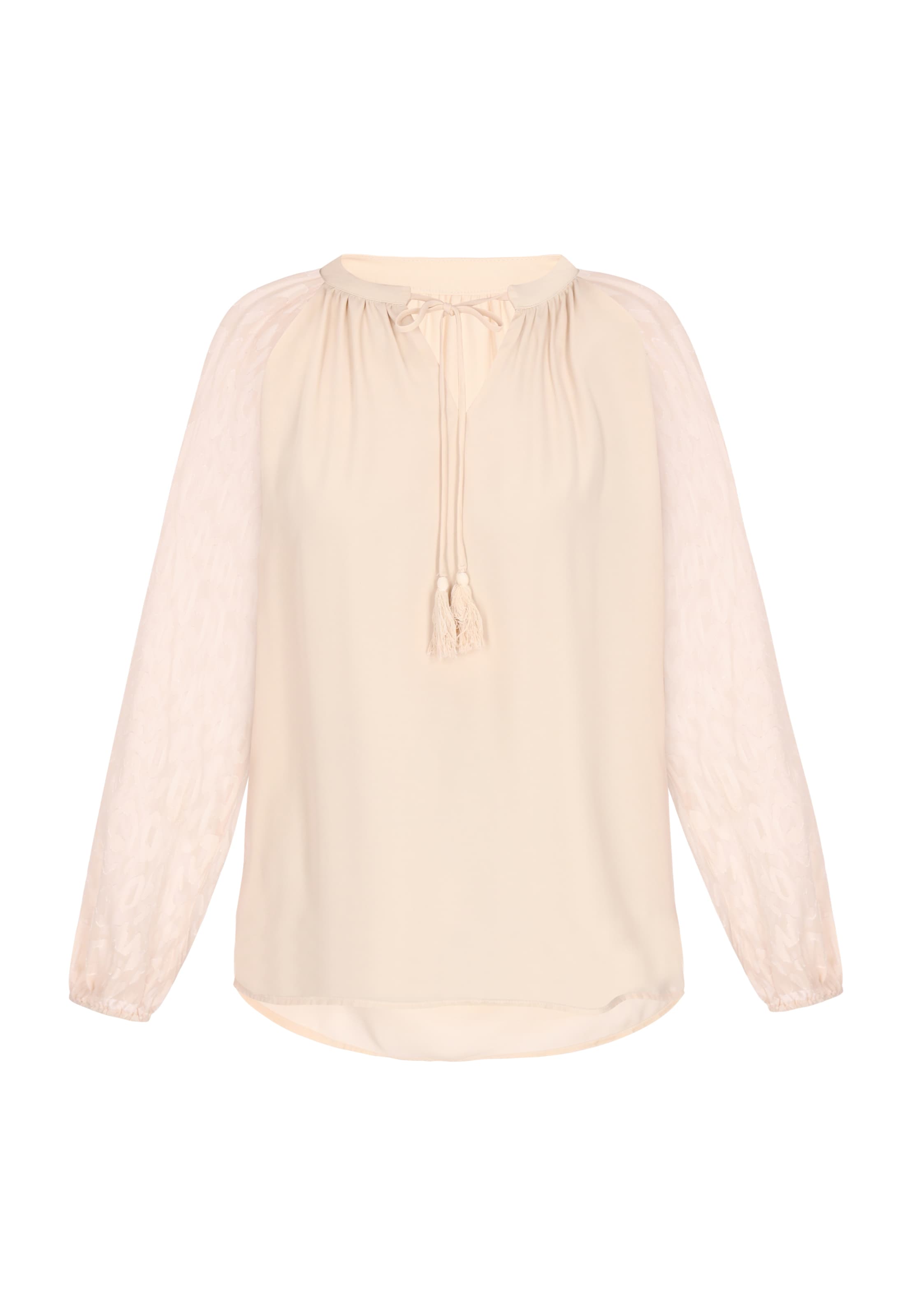 NAEMI Blouse in Beige: front