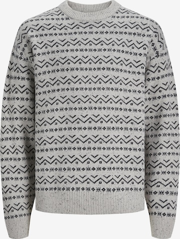 JACK & JONES Sweater in Grey: front