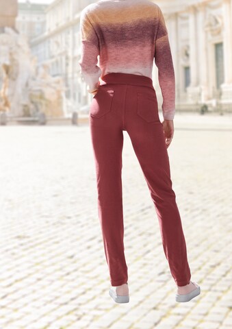 H.I.S Regular Broek in Rood
