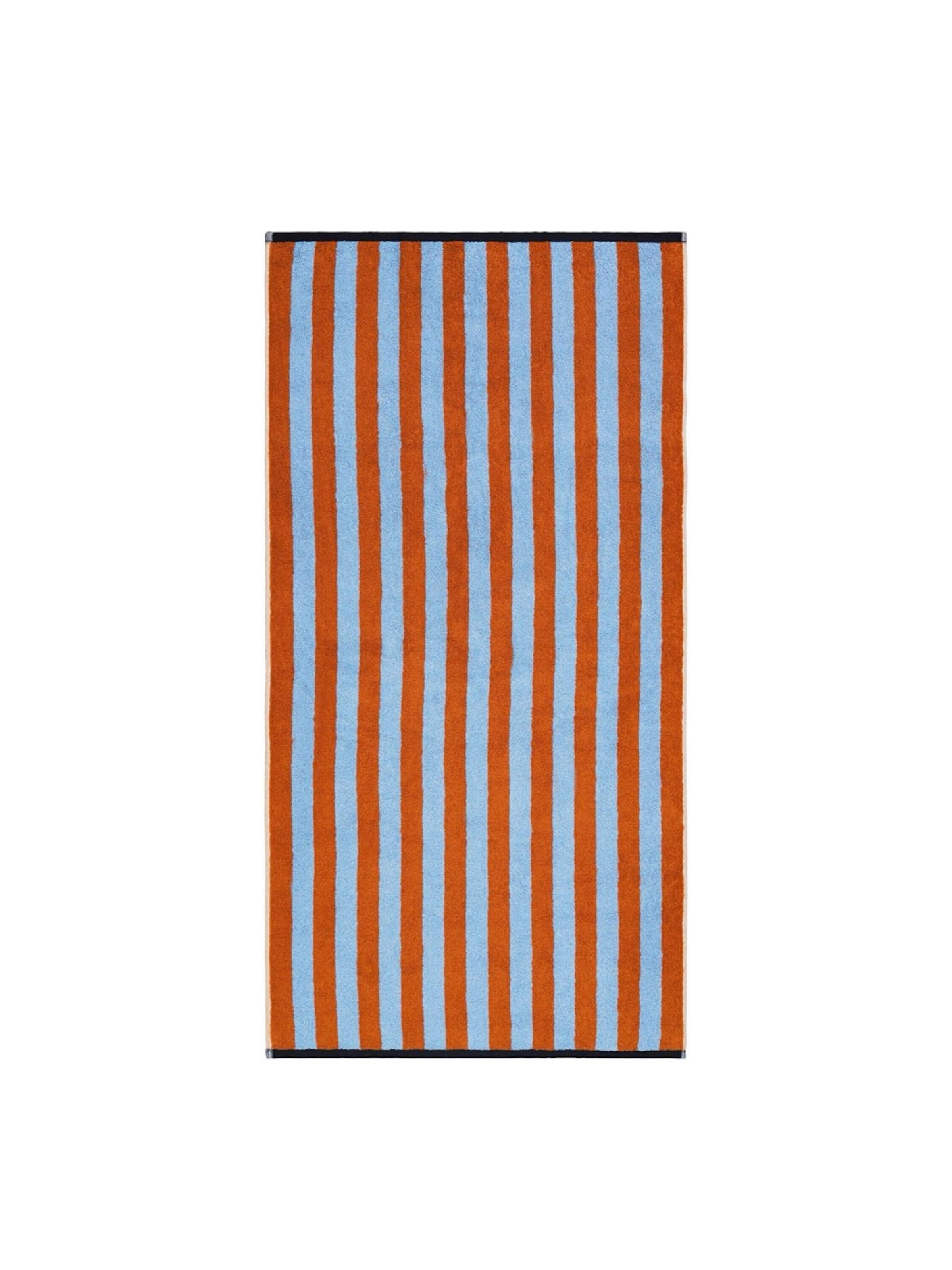 Herzbach home Towel 'Good Vibes' in Brown