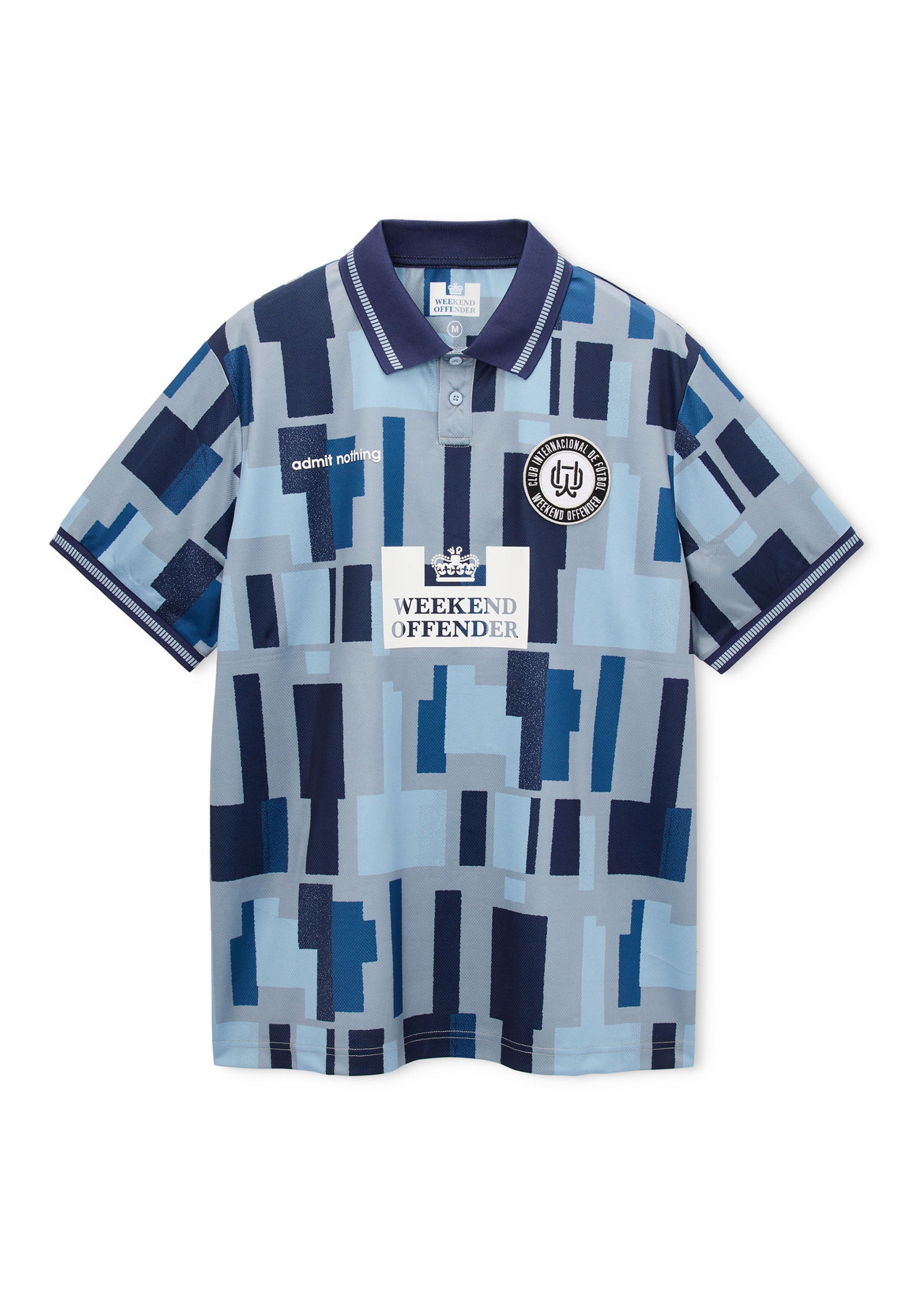 Weekend Offender Poloshirt 'Kiffan' in Blau: Vorderseite