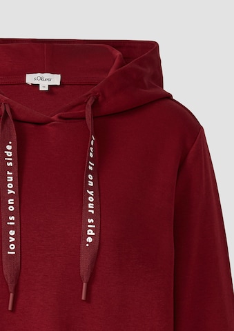 s.Oliver Sweatshirt in Rood