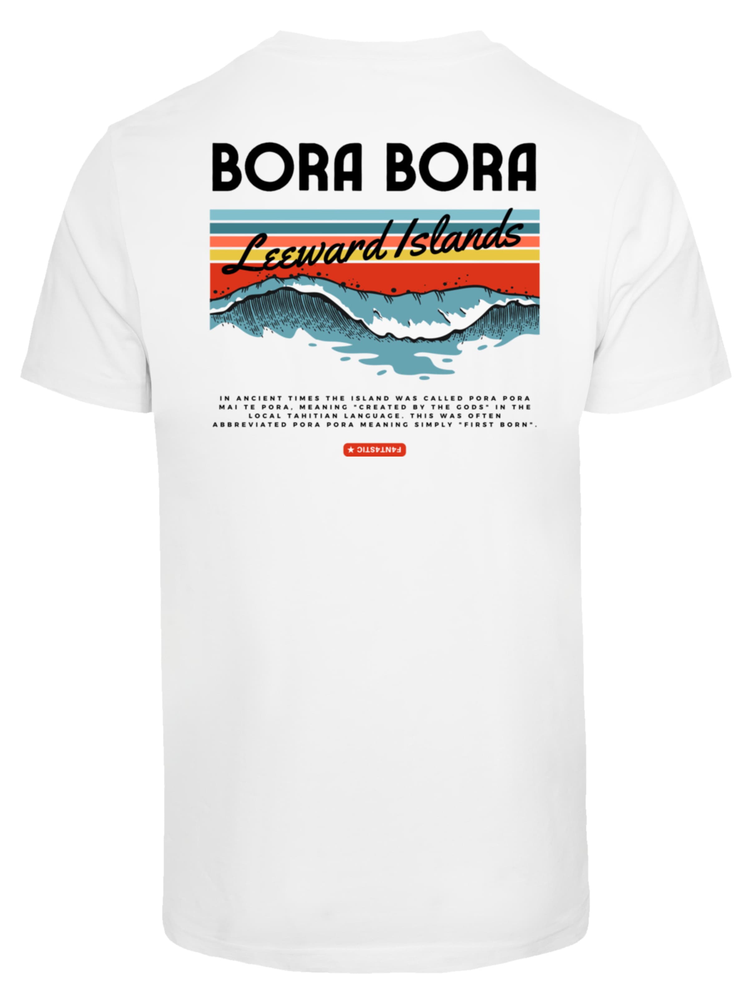 F4NT4STIC Shirt 'Bora Bora Leewards Island' in White: front