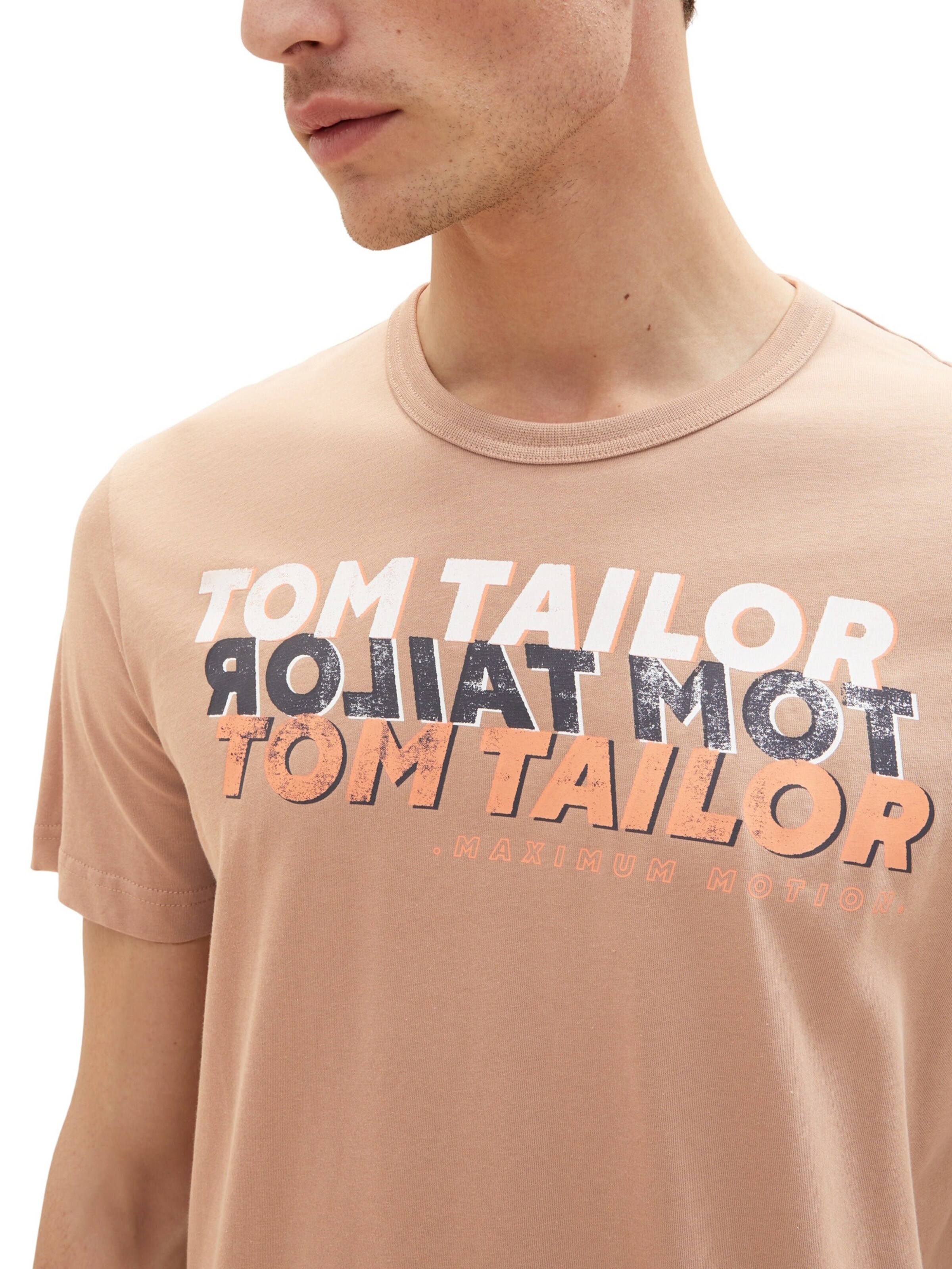 T-Shirt TOM TAILOR en marron