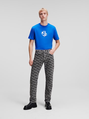 KARL LAGERFELD JEANS - Regular Calças de ganga em cinzento