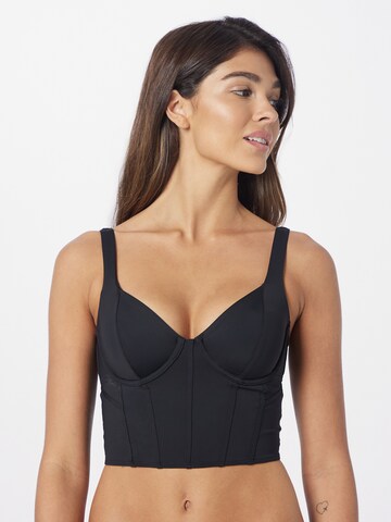 Bustier Soutien-gorge Gilly Hicks en noir : devant