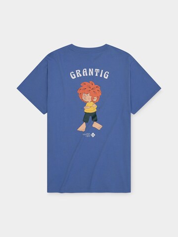 Bavarian Caps Shirt 'Grantler Klub: Pumuckl' in Blauw