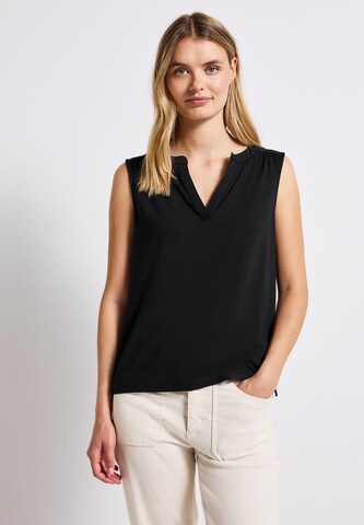 STREET ONE Top in Schwarz: Vorderseite