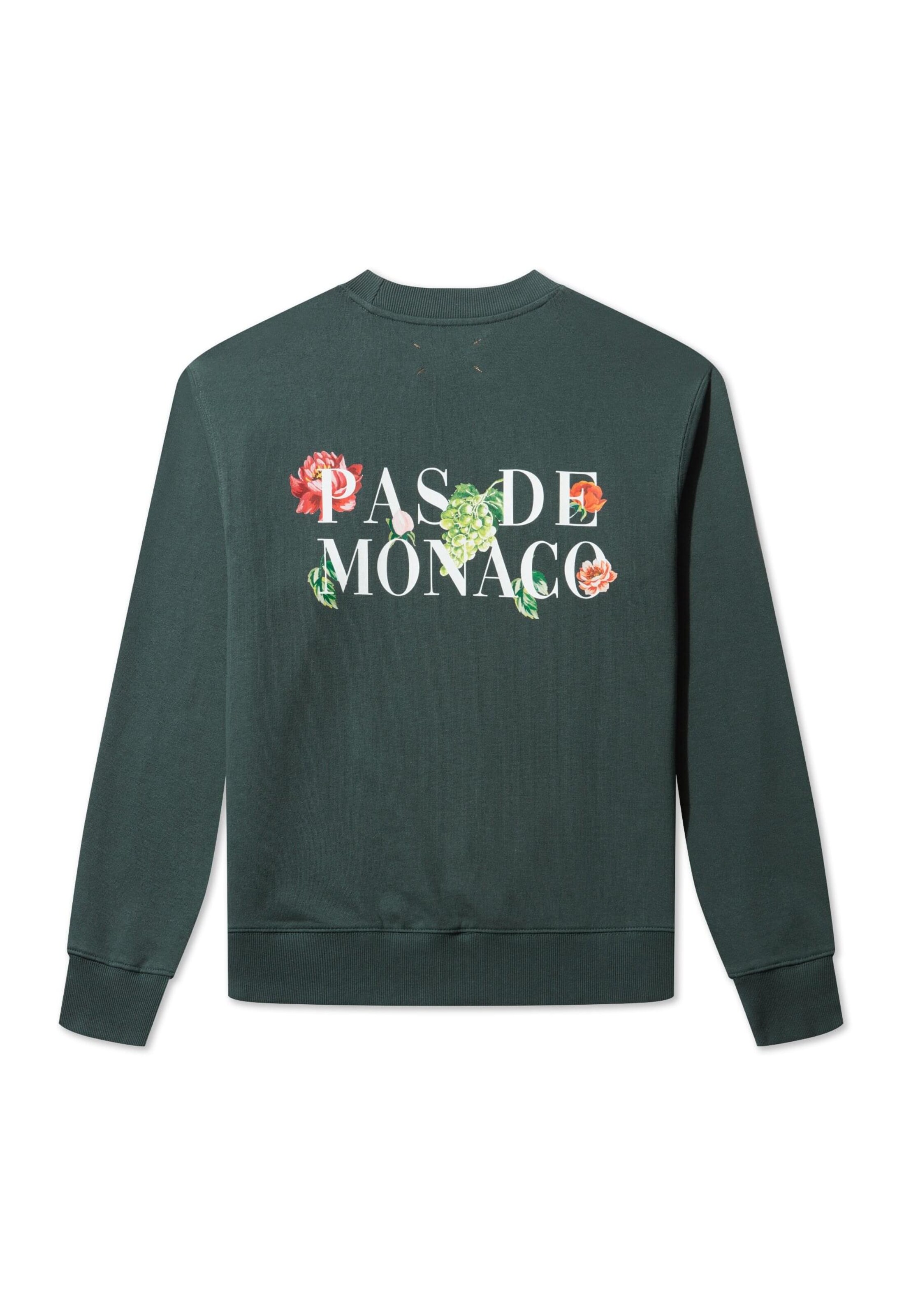 Felpa 'FLORALE' di Pas De Monaco in verde