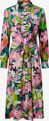 Robe-chemise 'JUNGLE LIFE' Y.A.S en mélange de couleurs : devant